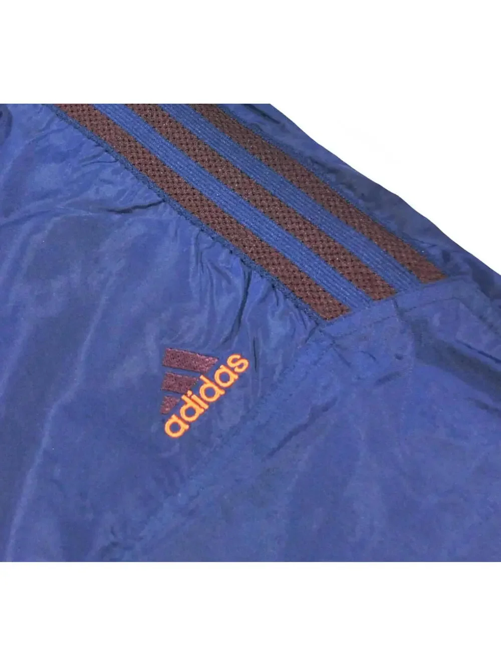 Vintage Adidas Running Joggers Track Blue 90s Pants Size X-Large